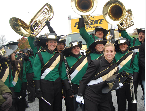 The Brick Memorial Marching Mustangs band. (Photo: Brick Memorial Marching Mustangs)