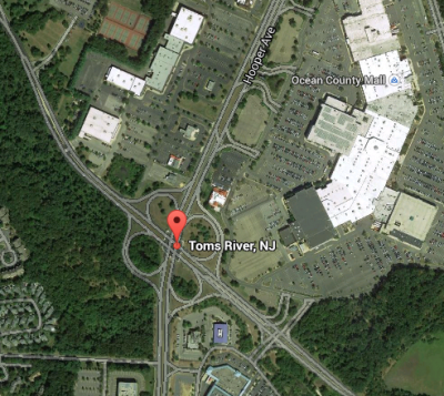 Bay Ave. and Hooper Ave., Toms RIver (Credit: Google Maps)