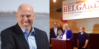 Tom MacArthur and Aimee Belgard. (Photo: Shorebeat)