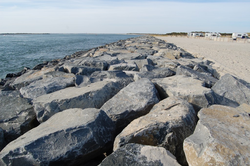 The north jetty of Barnegat Inlet at Island Beach State Park. (Photo: Daniel Nee)