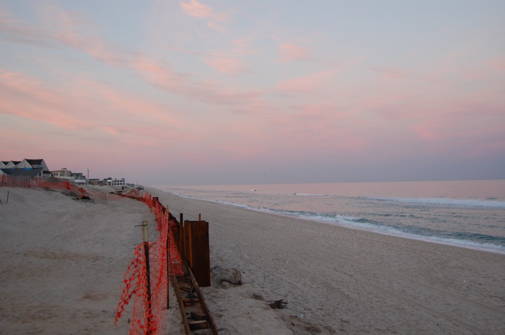 The ocean at dusk in Brick, N.J., Nov. 9, 2014. (Photo: Daniel Nee)