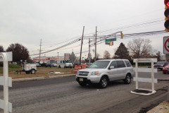 Work being performed on Route 70 between Chambers Bridge Road and Forge Pond in Brick. (Photo: Daniel Nee)