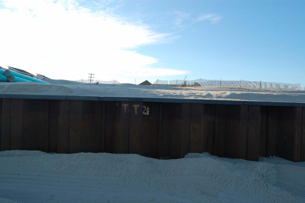 Beach erosion in Brick Township, N.J. following the Dec. 10, 2014 nor'easter. (Photo: Daniel Nee)