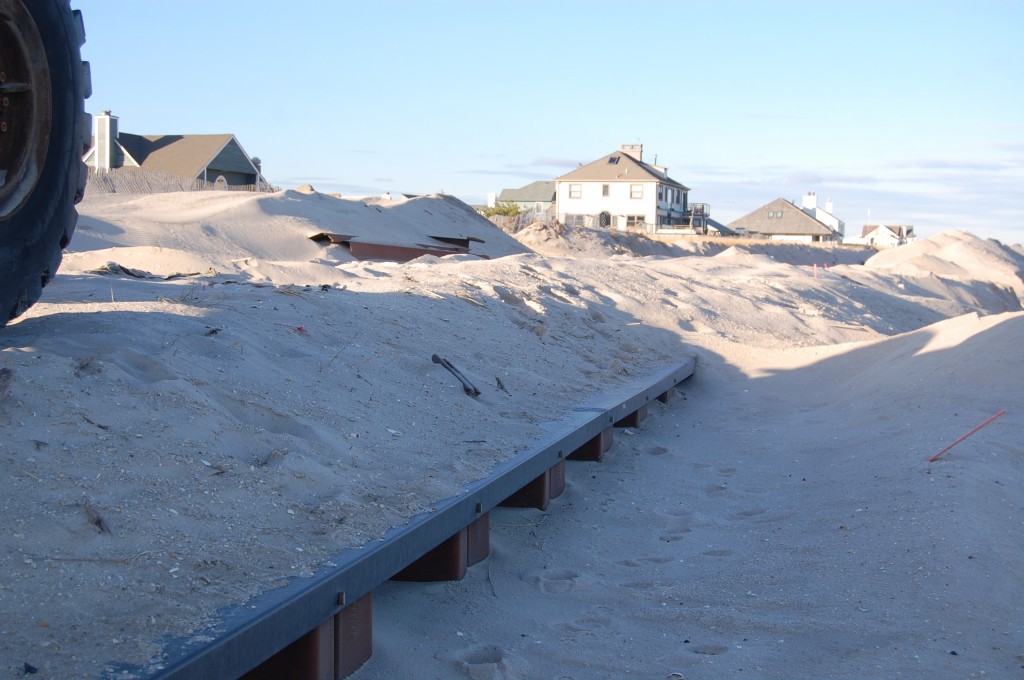 Beach erosion in Brick Township, N.J. following the Dec. 10, 2014 nor'easter. (Photo: Daniel Nee)