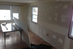 The interior of a home damaged by Superstorm Sandy. (Photo: Daniel Nee)