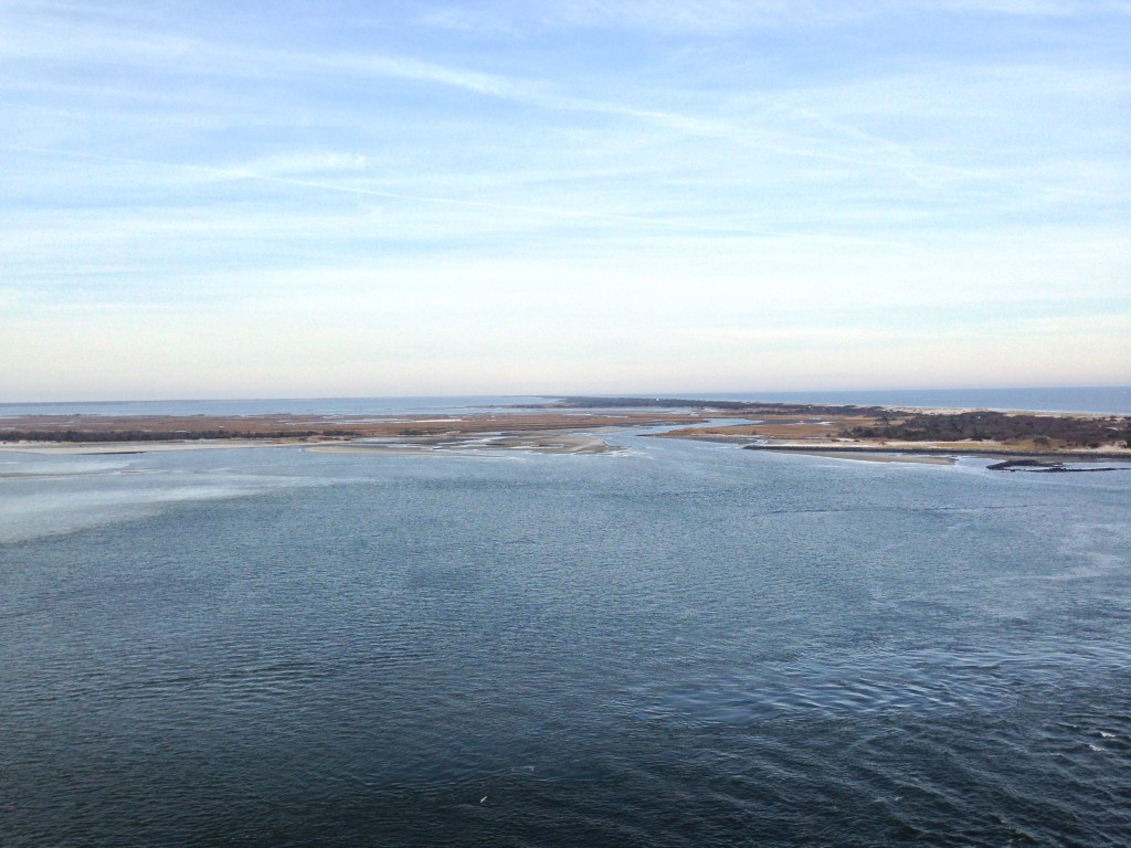 Barnegat Bay and the Atlantic Ocean from the top of Barnegat Lighthouse. (Photo: Daniel Nee)