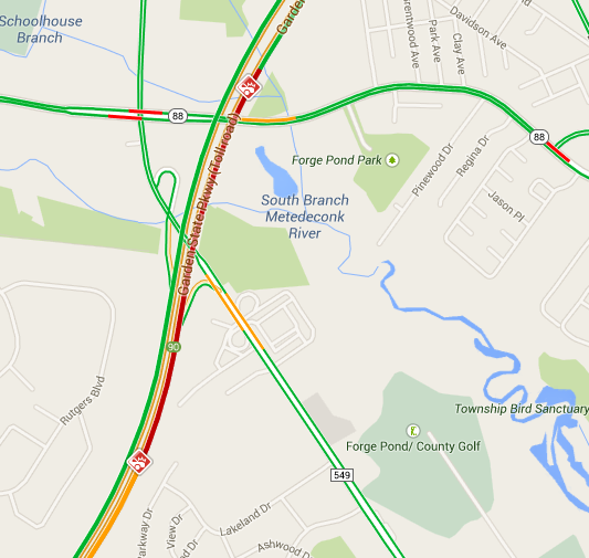Credit: Google Maps/Traffic