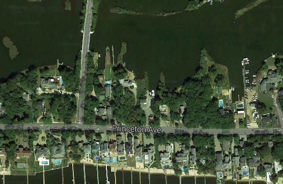 Princeton Avenue and Midstreams Road, Brick, N.J. (Credit: Google Maps)