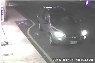 The suspect vehicle. (Click to Enlarge)