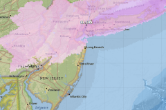 Ice accumulation forecast through Tuesday from the National Weather Service. (Credit: NWS)