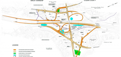 Interchange 91 Realignment (Source: Ocean County Engineering Department)