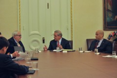 THe U.S. Senators from NJ and NY meet with FEMA head Craig Fugate in Washington, D.C. (Photo: Sen. Bob Menendez)