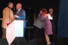 Congressman Tom MacArthur embraces Ed Buecker. (Photo: Daniel Nee)