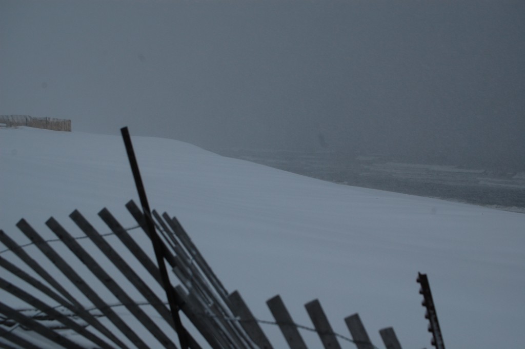 Brick Beach III during the March 5, 2015 snow storm. (Photo: Daniel Nee) Click to expand.