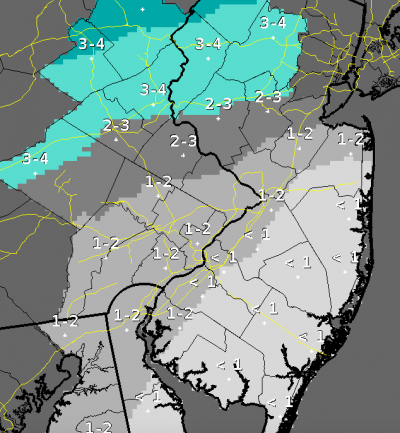 Snow accumulation expected March 1, 2015. (Credit: NWS) Click to expand.
