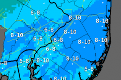Snow totals through Thursday, March 5. (Credit: NWS)