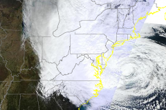 Hurricane Sandy takes aim at New Jersey. (Credit: CIMSS/University of Wisconsin)