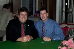 Bob Moore with Ocean County Democratic Chairman Wyatt Earp. (File Photo)