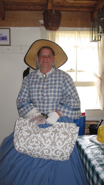 Jerri Chadwick of Brick in Civil War costume to entertain at the tea.