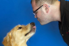 U.S. Army Vet Adam Campbell and Kenan, his service dog. (Photo: Adam Campbell)