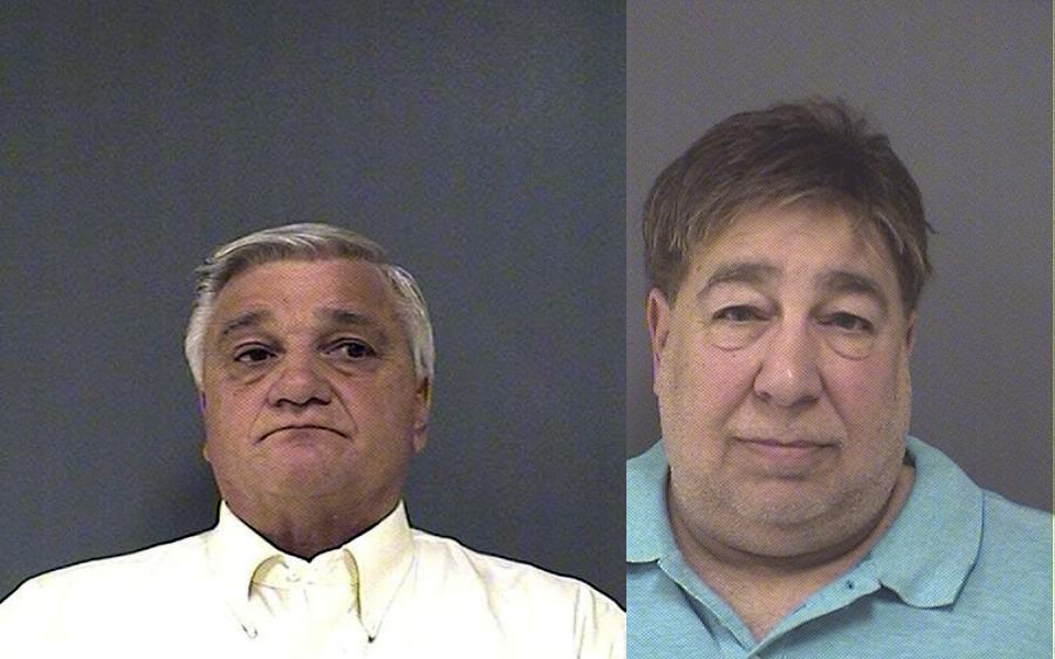 Brick schools superintendent Walter Uszenski and Director of Special Services Andrew Morgan. (Photo: Ocean County Jail)