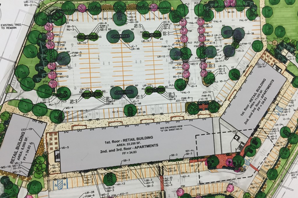 A proposed hotel, apartment and retail complex in Brick, N.J. (Photo: Daniel Nee)