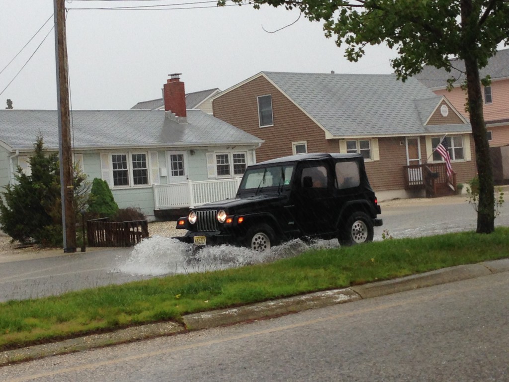 Coastal flooding in Ocean County, N.J. (Photo: Daniel Nee)