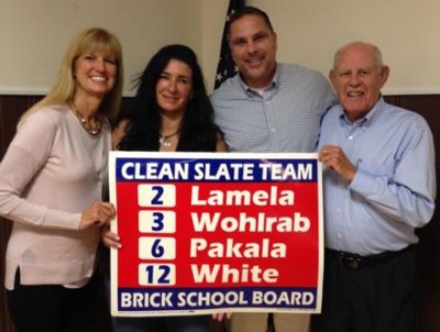 Victoria Pakala (from left), Stephanie Wohlrab, John Lamela and George White