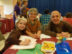 St. Dominic School, Brick, hosts a Thanksgiving feast, Nov. 23, 2015.