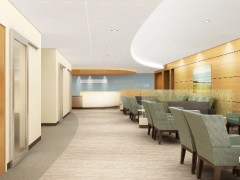 A rendering of the upcoming cancer center at Ocean Medical Center. (Credit: Meridian Health)
