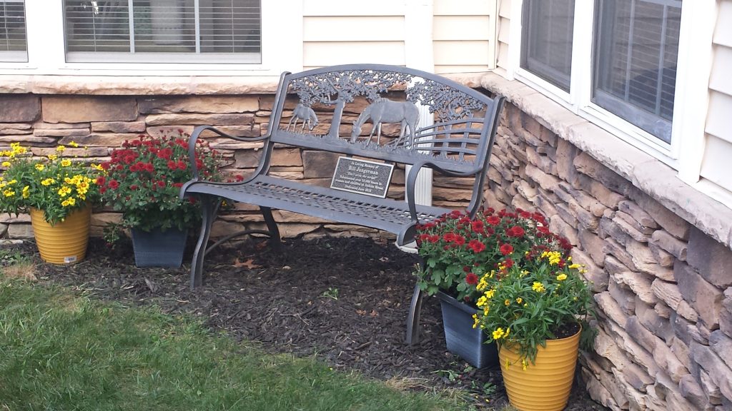 A dedication to Dottie's House volunteer Bill Jungerman. (Photo: Carol Wolfe)