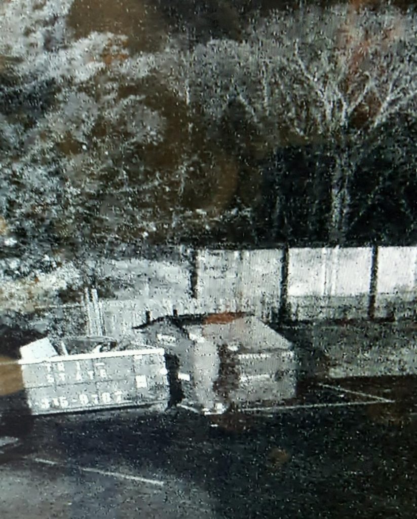 The van being driven by a suspected copper thief. (Photo: Brick Twp. Police)