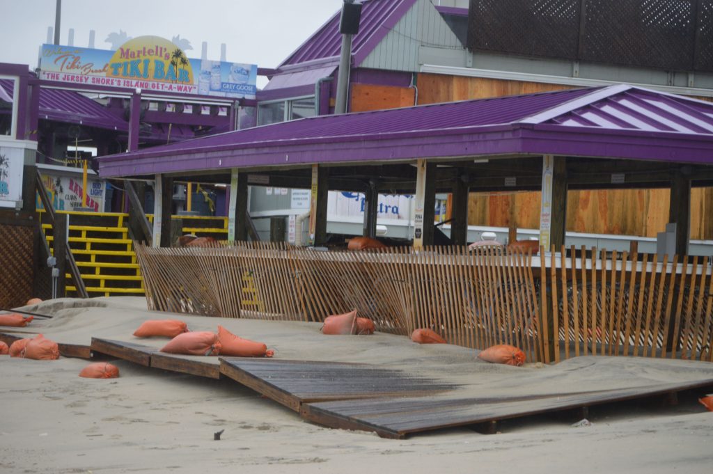 Martell's Tiki Bar following the Jan. 23, 2017 nor'easter. (Photo: Daniel Nee)