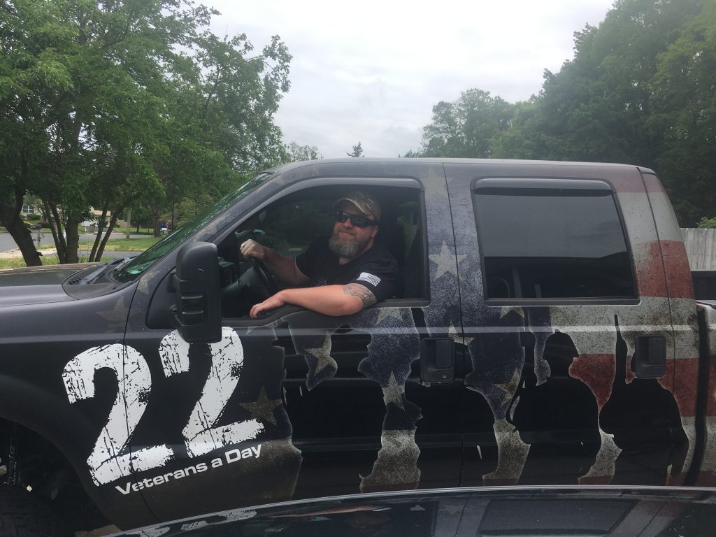 The Ma Deuce Deuce pickup truck. 