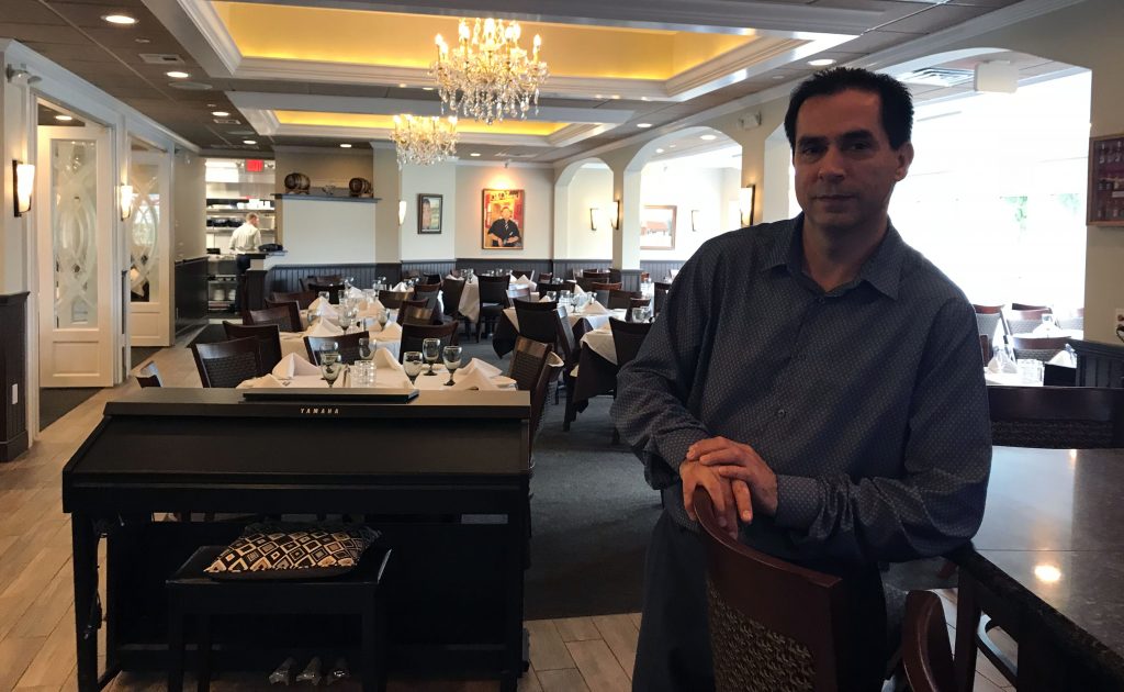 Nelson Monroy at Villa Vittoria restaurant in Brick, Oct. 2017. (Photo: Daniel Nee)