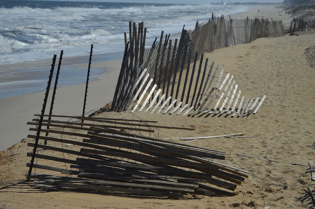 Brick's oceanfront following nor'easters, March 27, 2018. (Photo: Daniel Nee)