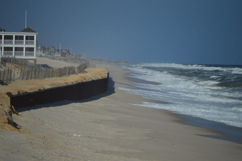 Brick's oceanfront following nor'easters, March 27, 2018. (Photo: Daniel Nee)