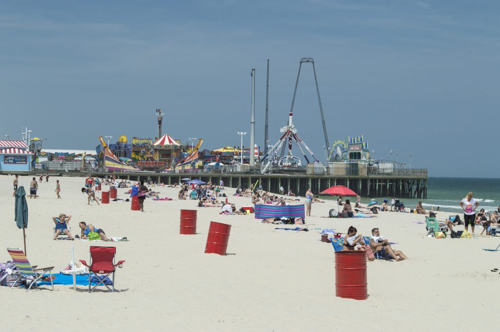 The Seaside Heights beachfront. (Photo: Daniel Nee)