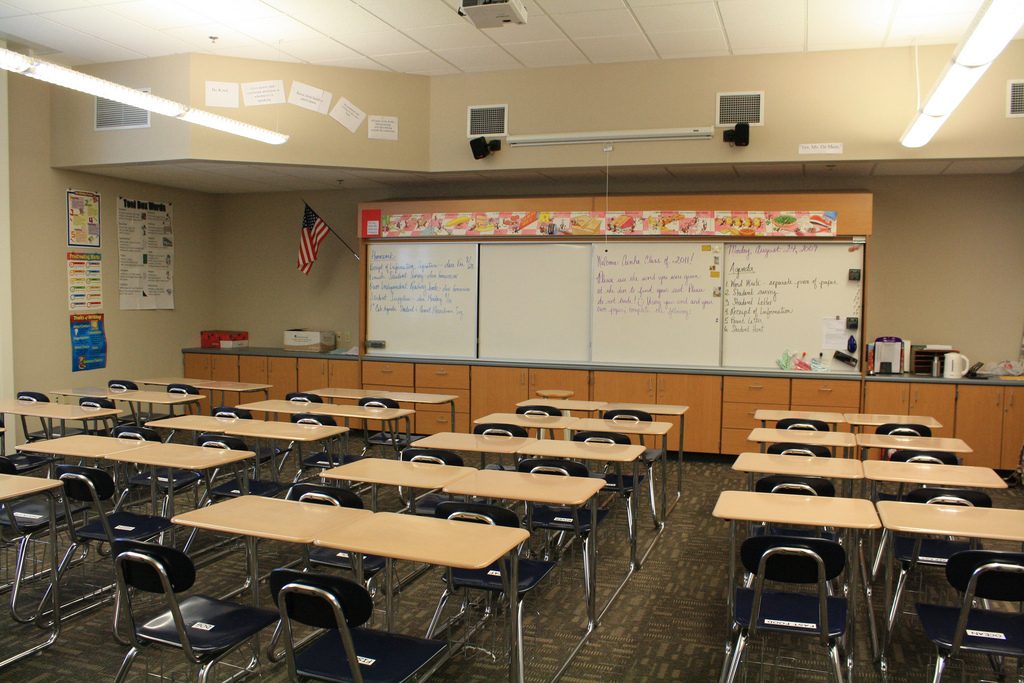 Classroom. (Credit: xMizLitx/ Flickr)