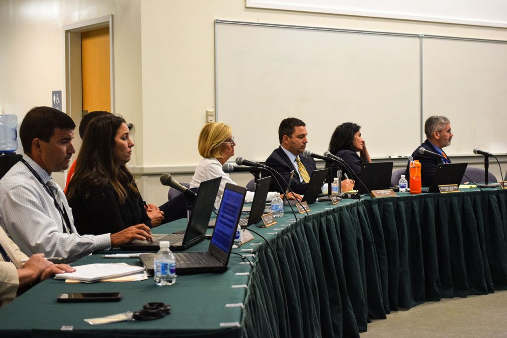 The Brick Township Board of Education meets July 31, 2018. (Photo: Daniel Nee)