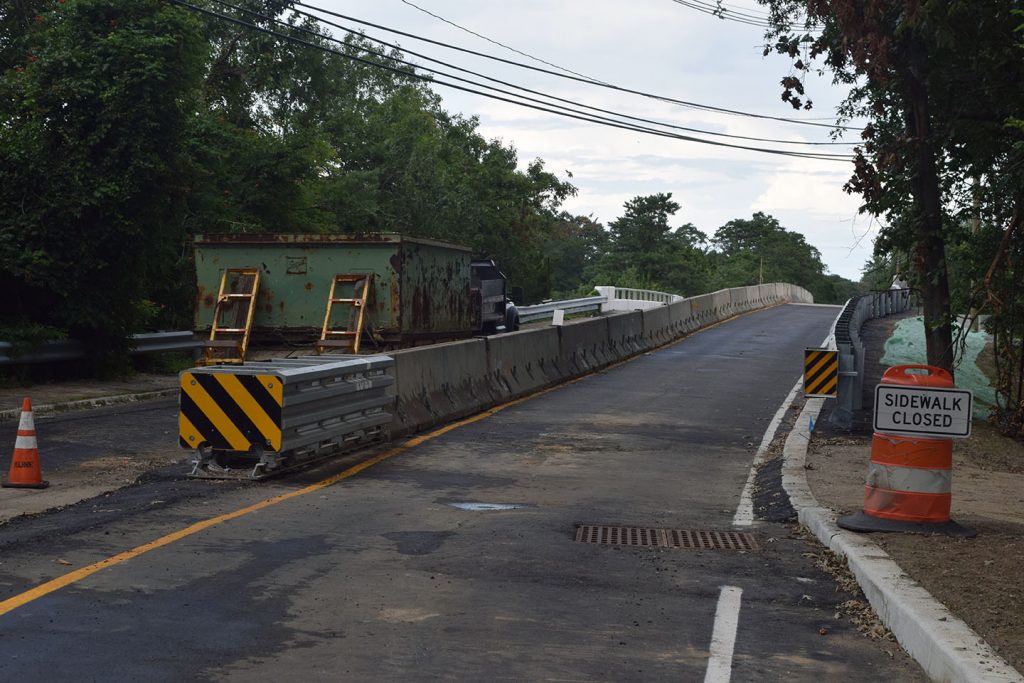 The new portion of the Midstreams bridge in Brick opens to traffic, Aug. 2, 2018. (Photo: Daniel Nee)