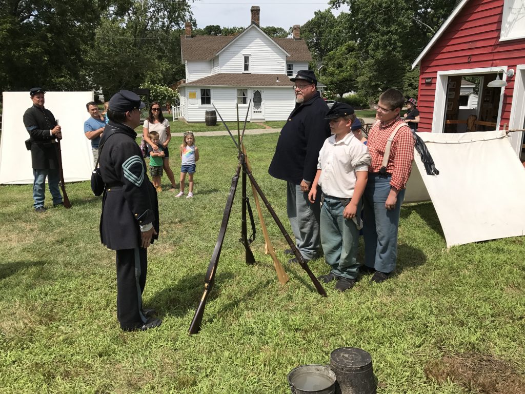 A Civil War encampment in Brick. (Photo: Brick Twp. Historical Society)