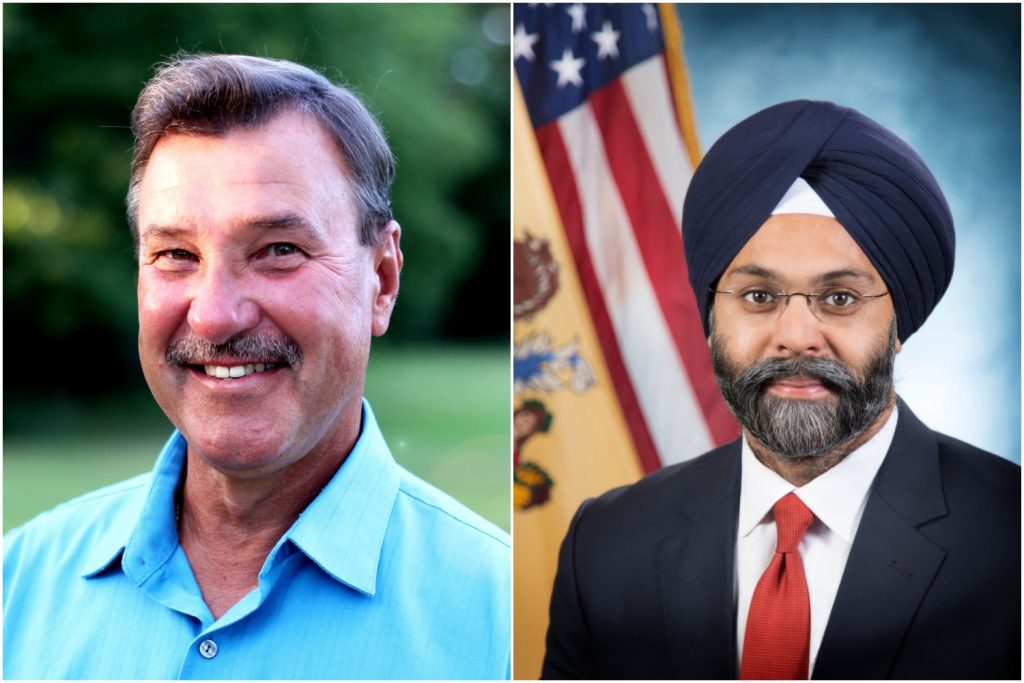Brick Councilman Jim Fozman (R) and Attorney General Gurbir Grewal (D) (Photos: File)