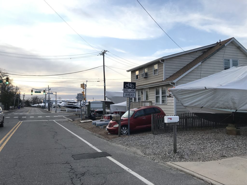 Four townhome units are proposed to replace a Princeton Avenue Marina, Jan. 30, 2020. (Photo: Daniel Nee)