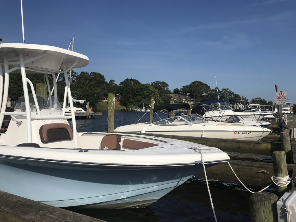 A marina in Brick Township, N.J. (Photo: Daniel Nee)