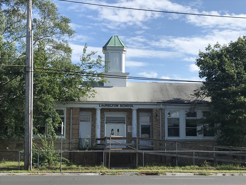 The Laurelton School building, Brick, N.J., Aug. 2020. (Photo: Daniel Nee)