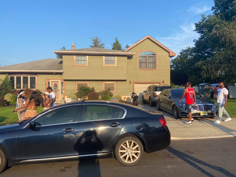 Police respond to a 300-person party in Howell, Aug. 9, 2020. (Photo: Howell Police)