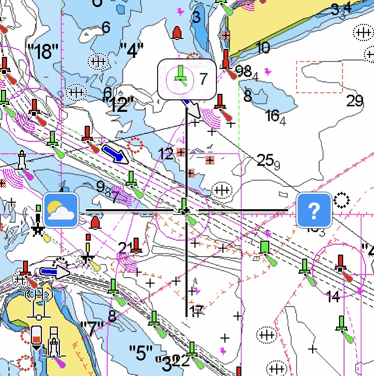 Buoy marker #7 off Sandy Hook. (Credit: Navionics)