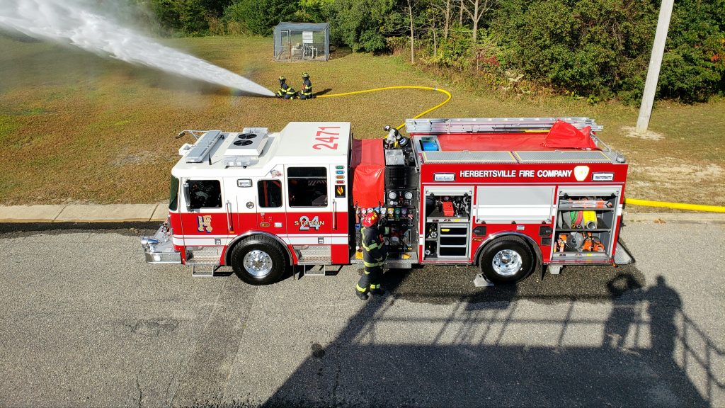 Brick first responders and those from neighboring towns carry out the Operation Chaos training exercise, Oct. 2020. (Photo: Brick Twp. Police)