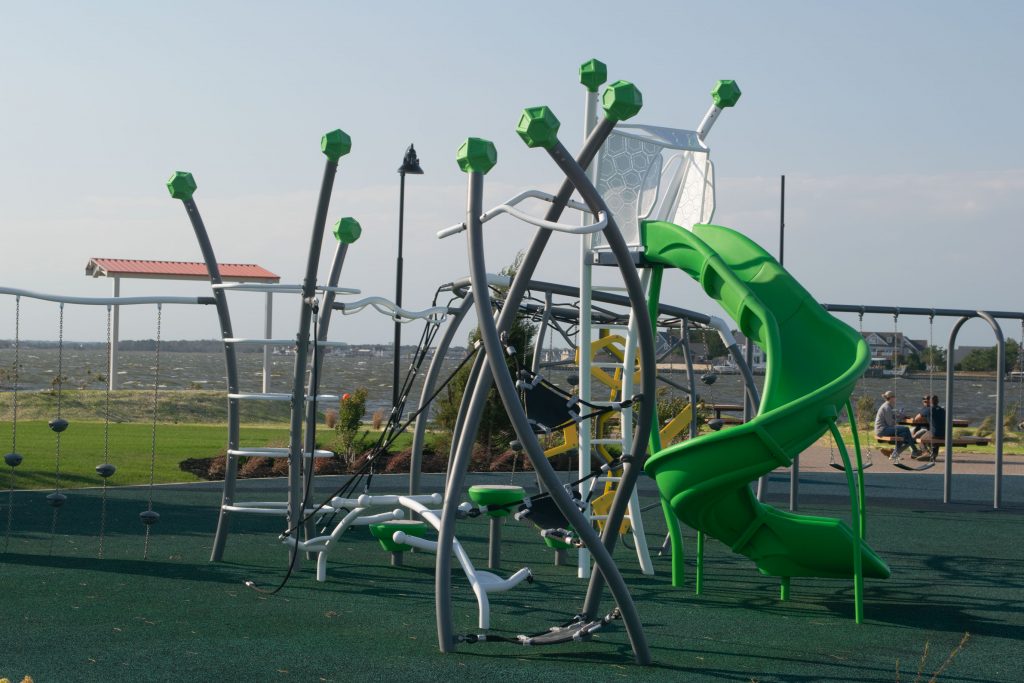 Bayside Park, a day after it reopened, Oct. 7, 2020. (Photo: Daniel Nee)